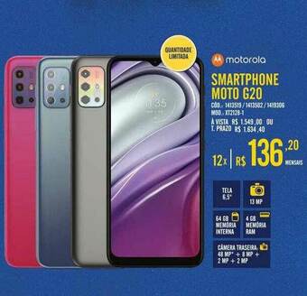 Zema Motorola Smartphone Moto G20 oferta