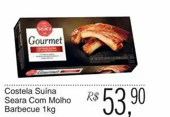 Festval Costela Suina Seara Com Molho Barbecue oferta