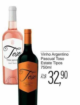Festval Vinho Argentino Pascual Toso Estate Tipos oferta