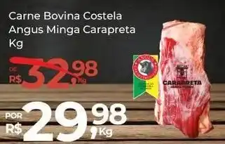 Carne Bovina Costela Angus Minga Carapreta 1kg