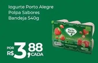 Super Luna Iogurte Porto Alegre Polpa Sabores Bandeja 540g oferta