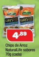 Costazul Supermercados Chips de arroz naturallife sabores 70g (cada) oferta