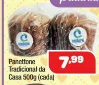 Costazul Supermercados Panettone tradicional da casa 500g (cada) oferta