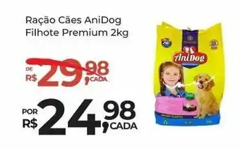 Racao caes AniDog Filhote Premium 2kg