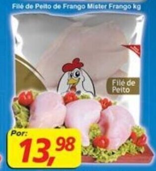 Supermercados Guanabara File de Peito de Frango Mister Frango 1kg oferta