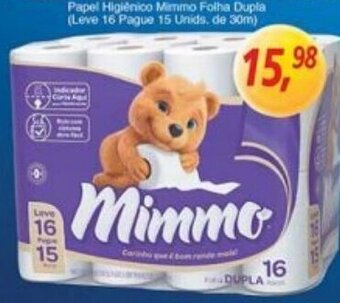 Supermercados Guanabara Papel Higiénico Mimmo Folha Dupla oferta