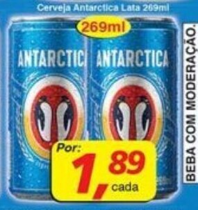Supermercados Guanabara Cerveja Antarctica Lata 269ml oferta