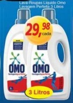 Supermercados Guanabara Lava Roupas Liquido Omo Lavagem Perfeita 3L oferta