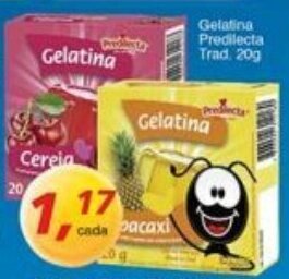 Supermercados Guanabara Gelatina Predilecta trad. 20g oferta