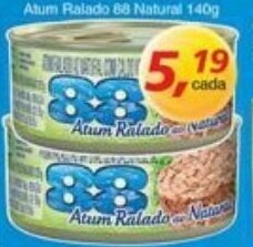 Supermercados Guanabara Atum Ralado 88 Natural 140g oferta