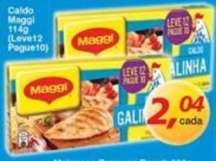 Supermercados Guanabara Caldo Maggi 114g oferta