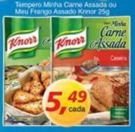 Supermercados Guanabara Tempero Minha Carne Assada ou Meu Frango Assado Knorr 25g oferta