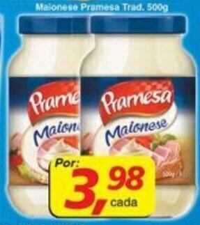 Supermercados Guanabara Maionese Pramesa Trad. 500g oferta