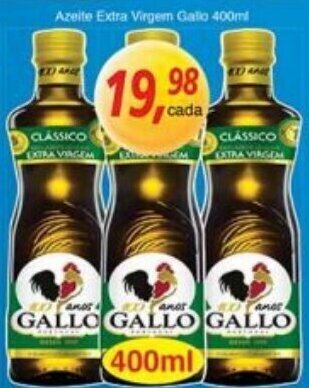 Supermercados Guanabara Azeite Extra Virgem Gallo 400ml oferta