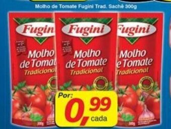 Supermercados Guanabara Molho de Tomate Fugini Trad. sachet 300g oferta