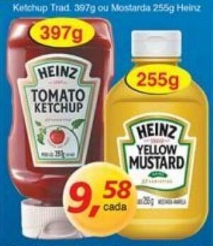 Supermercados Guanabara Ketchup Trad. 397g ou Mostarda 255g Heinz oferta