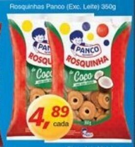 Supermercados Guanabara Rosquinhas Panco 350g oferta