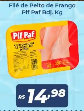 Frangolândia File de Peito de Frango Pif Paf bandeja 1kg oferta