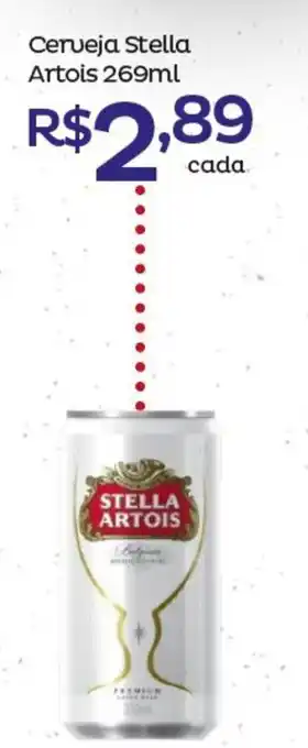 Super Lagoa Cerveja Stella Artois 269ml oferta