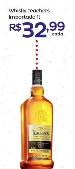 Super Lagoa Whisky Teachers Importado 1L oferta