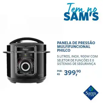 Sam's Club Panela de Pressao Mulfifuncional Philco oferta