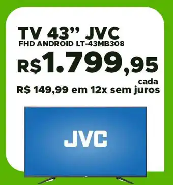 TV 43" JVC