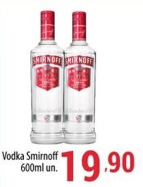 Rede Top Vodka Smirnoff 600ml un. oferta