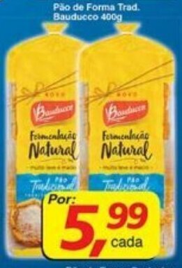 Supermercados Guanabara Pao de Forma Trad. Bauducco 400g oferta