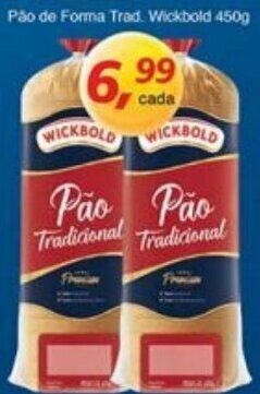 Supermercados Guanabara Pao de Forma Trad. Wickbold 450g oferta