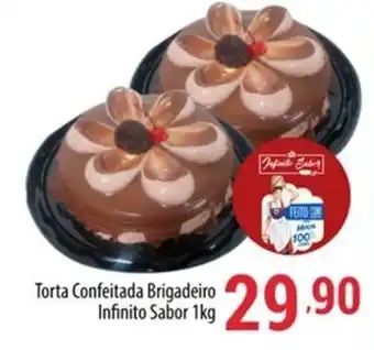 Torta Confeitada Brigadeiro Infinito Sabor 1kg