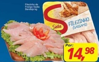 Supermercados Guanabara Filezinho de Frango Sadia Bandeja 1kg oferta