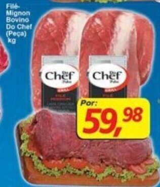 File Mignon Bovino Do Chef 1kg