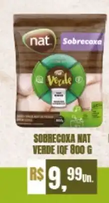 Sobrecoxa Nat verde IQF 800g