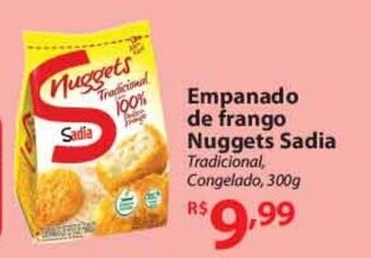 Nacional Empanado de frango Nuggets Sadia 300g oferta