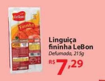 Linguica Fininha Lebon 215g