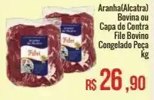 Mart Minas Aranha(alcatra) bovina ou capa de contra file bovino congelado peça kg oferta