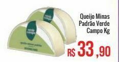 Queijo minas padrão verde campo kg