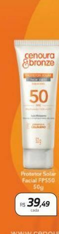 Drogal Protetor solar cenoura&bronze fps 50 oferta