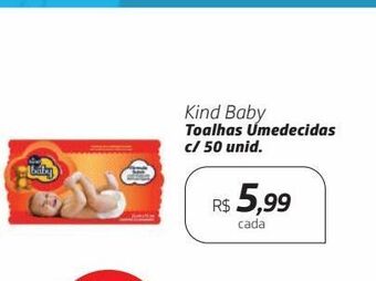 Drogal Toalhas umedecidas kind baby oferta