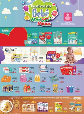 Mart Minas Fraldas pampers oferta