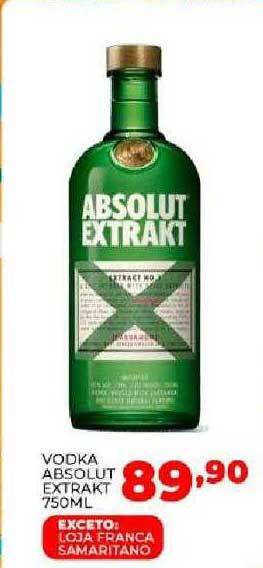 Tonin Superatacado Vodka Absolut Extrakt oferta