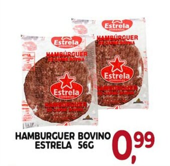Bom Dia Hamburguer Bovino Estrela 56g oferta