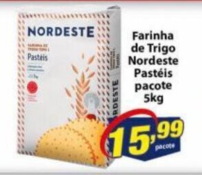 Vencedor Atacadista Farinha de Trigo Nordeste Pasteis Pacote 5kg oferta