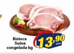 Vencedor Atacadista Bisteca Suina Congelada 1kg oferta