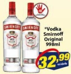 Vencedor Atacadista Vodka Smirnoff Original 998ml oferta