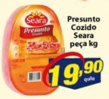 Vencedor Atacadista Presunto Cozido Seara peca 1kg oferta