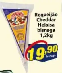 Vencedor Atacadista Requeijao Cheddar heloisa Bisnaga 1.2kg oferta