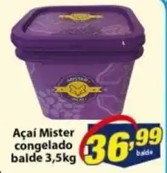Acai Mister congelado balde 3.5kg