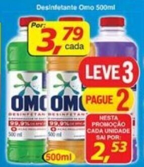 Desinfetante Omo 500ml