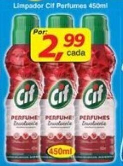 Supermercados Guanabara Limpador Cif Perfumes 450ml oferta